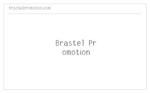 Brastel Promotion 缩略图
